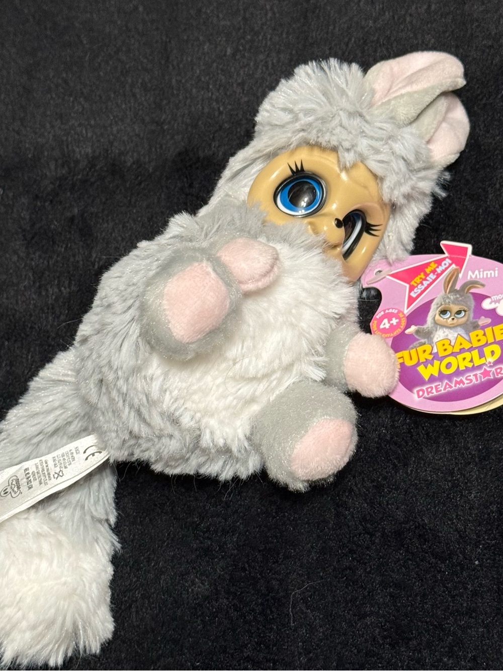 Fur Babies World Dreamsters Mimi Bunny Plush Moose Toys Gray Rabbit 2017
